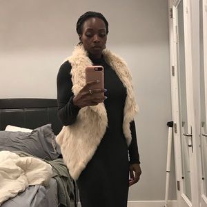Love Token Rabbit Fur Vest